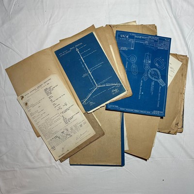 Lot 1223 - Royal National Lifeboat Institution (RNLI), London: A Collection of 1920’s and 1930’s ephemera and documents, including “Particulars of Life-Boat”, plan of “Padstow Station, Proposed Life-Boat h...