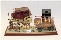 Lot 3759 - Western scale model stage coaches, Western...