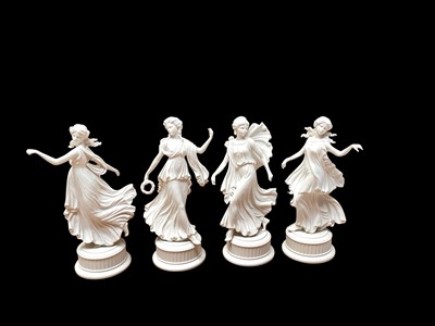 Lot 2224 - Four Wedgwood limited edition figures from the Dancing Hours Collection