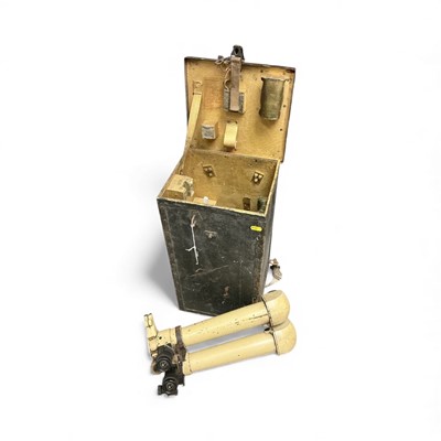 Lot 809 - Second World War Nazi German 'rabbit ears' range finder in Afrika Corps camouflage paint.