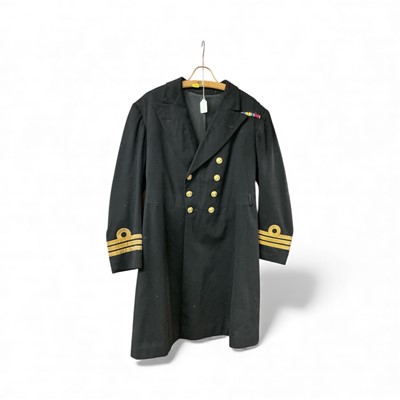 Lot 814 - Royal Navy Lieutenant Commander's dress coat, formerly the property of Lt. Cdr. Gee, who was guns on HMS Duke of York
