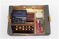 Lot 3769 - Vintage Sikes hydrometer in mahogany maker's...