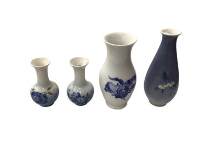 Lot 2254 - Collection of Royal Copenhagen including vases, plates etc