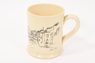 Lot 14 - John Piper for Fulham Pottery Venice mug