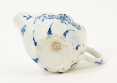 Lot 23 - Lowestoft porcelain Chelsea ewer