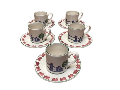 Lot 2281 - Emma Bridgewater part coffee set comprising five cups and five saucers