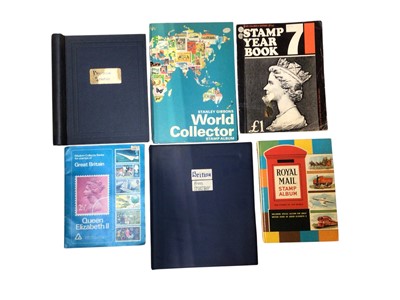 Lot 5125 - Group of G.B. Stamps, in albums and some loose, (1 box).