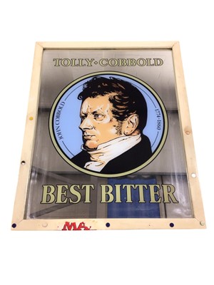 Lot 5118 - Tolly Cobbold Best Bitter Pub mirror.