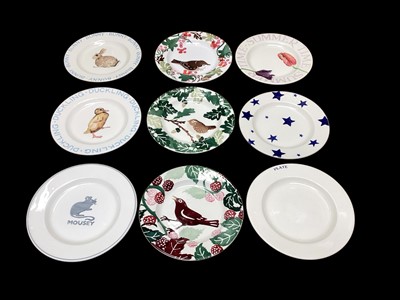 Lot 2288 - Nine Emma Bridgewater side plates including Baby Animals and Mousey
