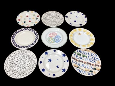 Lot 2290 - Nine Emma Bridgewater side plates including Buttercup and Bee, Blue Star and Toast & Marmalade
