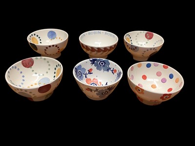 Lot 2293 - Eleven various Emma Bridgewater bowls including Blue Star and Pink Hearts