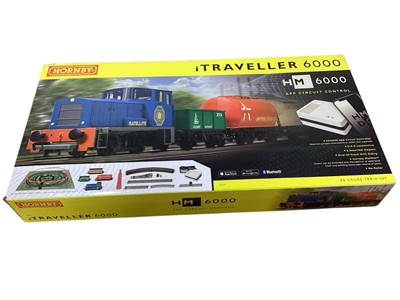 Lot 1951 - Hornby OO Gauge Traveller 6000 train set, with HM6000 App Ciruit Controller, boxed R1271 (1)
