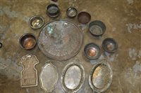 Lot 3786 - Collection of antique Turkish copperware - to...