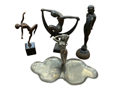 Lot 144 - Group of Art Deco style figures