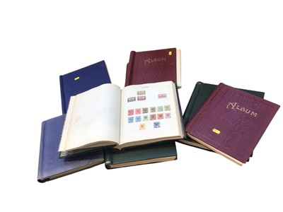 Lot 5156 - Box of stamps in albums