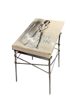 Lot 1461 - Helmut Newton (1920-2004), 'Sumo', 1999, signed by the artist, numbered from the edition of 10,000, published by Taschen, Cologne, and with a metal collapsible stand designed by Philippe Starck,...