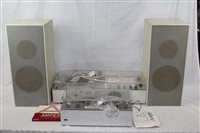 Lot 3792 - Rare 1960s Braun TG60 record deck, tape deck...