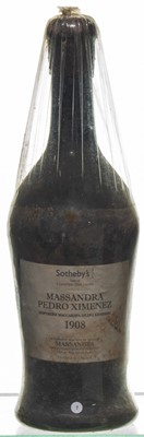 Lot 25 - Pedro Ximénez 1908