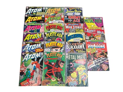 Lot 2880 - Small quantity of 1960s DC Comics to include The Atom, Plastic Man, Blackhawk and others