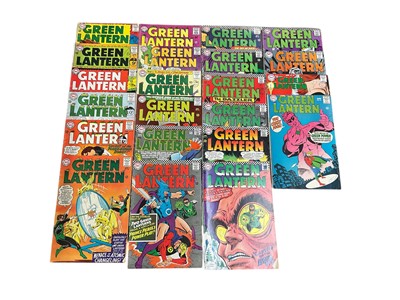 Lot 2877 - Twenty two 1960s DC Comics Green lantern #19 #21 #32 #35 #36 #38 #39 #40-#43 #45 #46 #48 #49 #50 #52 #53 #54 #58 #60 #61