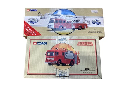 Lot 1977 - Corgi Classics Fire Service diecast vehicles including Simon Snorkell Fire Engine 97399, all boxed (10)
