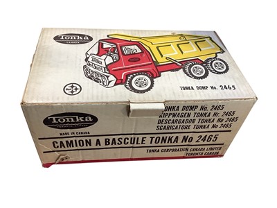 Lot 2004 - Tonka Canada (c1970) tin plate Dump Truck, boxed No.2465 (1)