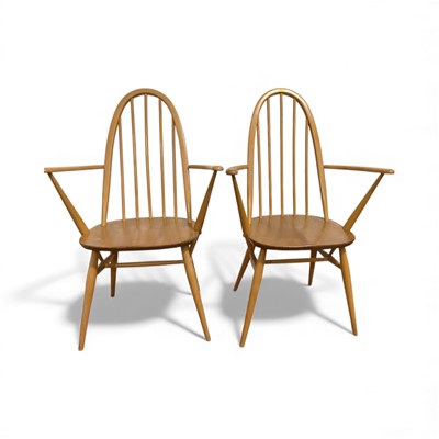 Lot 5358 - Six Ercol dining chairs, comprising four standards and two carvers