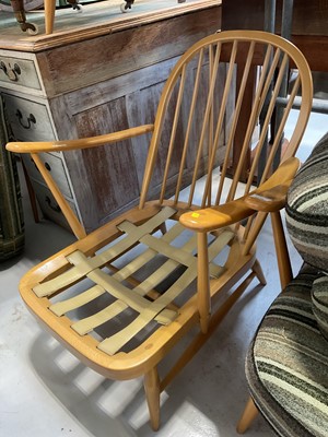 Lot 5339 - Pair Ercol armchairs