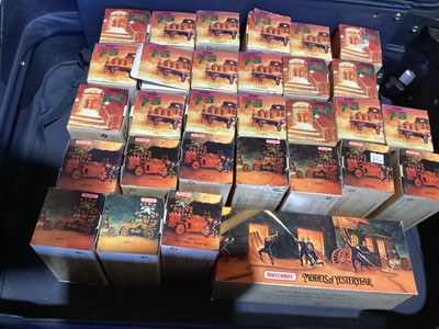 Lot 1987 - Matchbox Models of Yesteryear diecast Fire Engines (x11) & Beer Wagons (x19), boxes (30 total)