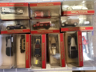Lot 1995 - Matchbox Models of Yesteryear diecast Cars & Commercial Vehicles, in maroon window boxes (1 box)