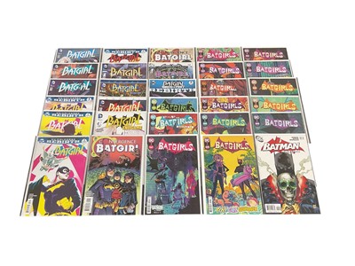 Lot 2883 - One box of modern comics to include DC (Batman, Batgirl, Batman & Robin eternal, Batwoman and more), Dynamite Entertainment (Battlestar Galactica), Image comics (Bedlam & Big man plans)...