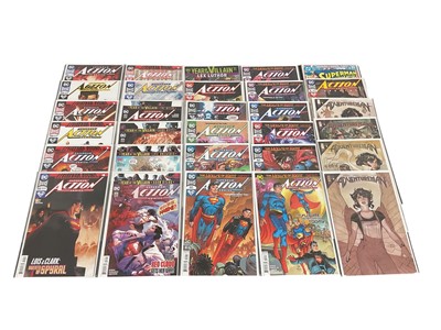 Lot 2884 - One box of modern comics to include Marvel (Age of Ultron, Age of Apocalypse, Agent Carter, Alien) DC Comics (Action Comics, all star Western) Darkhorse (Alien3, Aliens defiance), Vertigo (Air,...