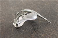 Lot 3810 - 1930s Hispano-Suiza-style flying stork mascot,...