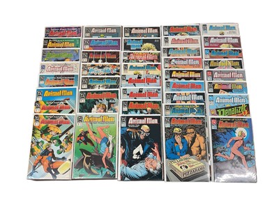 Lot 2893 - One box of modern comics to include DC (Animal Man, Aquaman) Vertigo ( American Vampire) Marvel (Angela Asgards Assassin, Ant-Man) and others. Mostly bagged and boarded in very good condition. A...