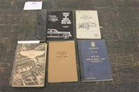 Lot 3811 - 1940s Bentley Mk VI owners handBooks and...