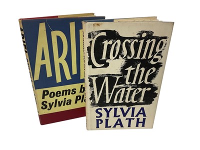 Lot 1347 - Sylvia Plath - Ariel, London, Faber and Faber, 1965. First edition, in unclipped dust jacket, together with Crossing the Water, 1971 first edition. (2)