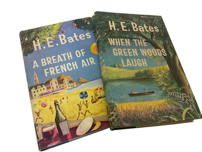 Lot 1350 - H.E. Bates - The Larkin Family novels, first editions, including 'Breath of French Air', 1959, 'When the Green Woods Laugh', 1960, with dust jackets
