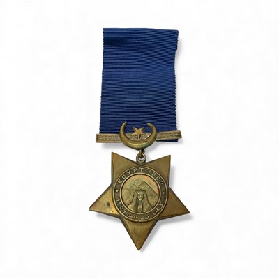 Lot 703 - Victorian Khedive's Star, privately named to 1129 Corp'l A. Honeybourne. C. T.