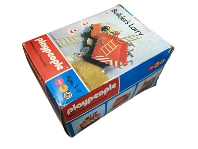 Lot 2009 - Marx Toys (c1975) Playpeople Builders Lorry No.1727, Traffic Control No.1726 & Builders Accessories No.1725, with boxes (3)