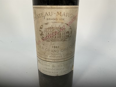 Lot 62 - Four bottles, Bottle Chateau Margaux 1961 Premier Grand Cru Classe, together with three bottles Chateau Rousset Côtes de Bourg 1996 Bordeaux (4)