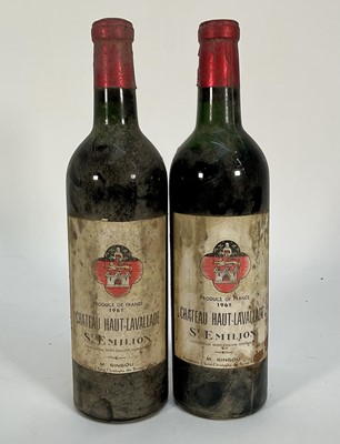 Lot 63 - Two bottles, Chateau Haut-Lavallade St Emilion 1961