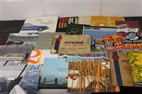 Lot 3817 - Lot Citroen DS sales brochures and related...