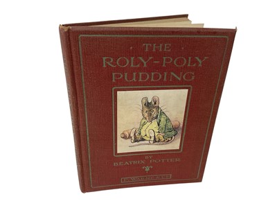 Lot 1356 - The Roly Poly Pudding by Beatrix Potter, first edition, second impression 1908, cloth boards