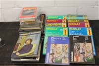 Lot 3818 - Lot Renault Cars workshop manuals and sundry...