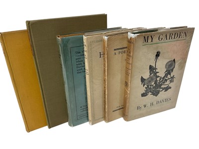 Lot 1364 - W H Davies - six publications