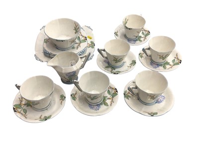 Lot 2318 - Royal Albert art deco six place tea set