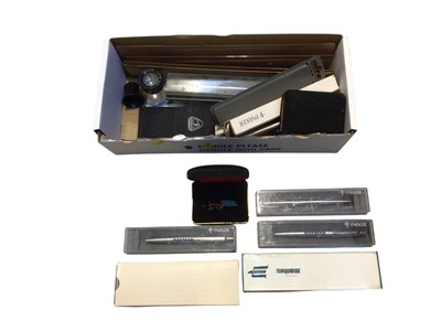Lot 5175 - Group of items related to Paxman including Parker pens, and others