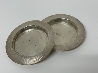 Lot 102 - Pair of Mappin & Webb silver dishes, 3.7ozs