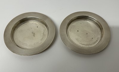 Lot 102 - Pair of Mappin & Webb silver dishes, 3.7ozs