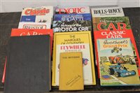 Lot 3825 - Lot vintage and classic Cars Bookss -...